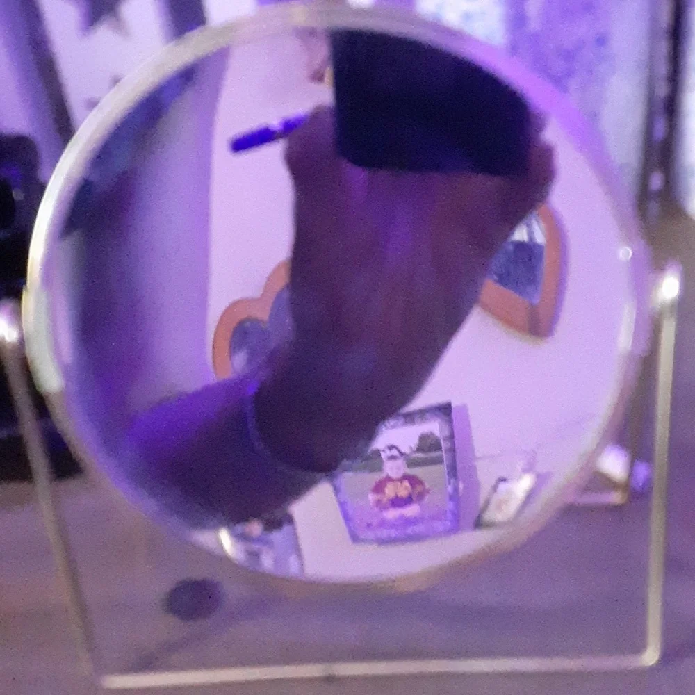 Magnified makeup mirror